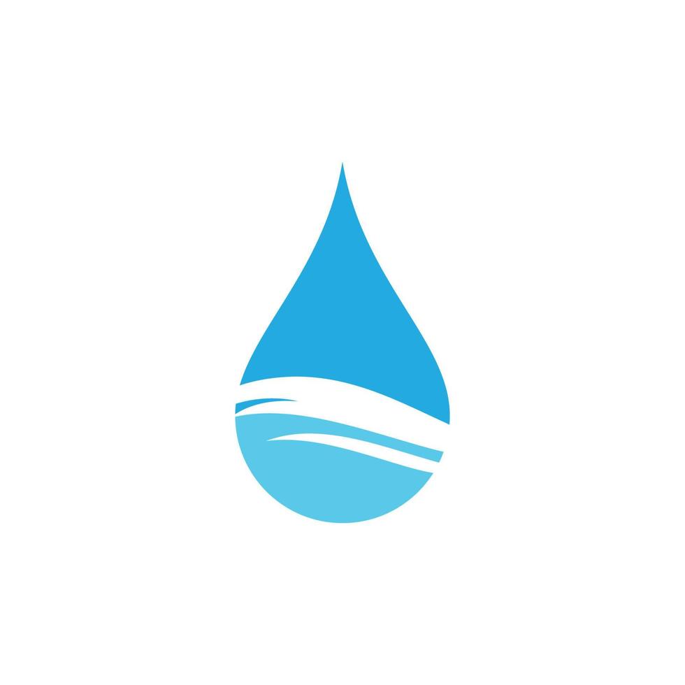 illustration d'icône de vecteur de goutte d'eau