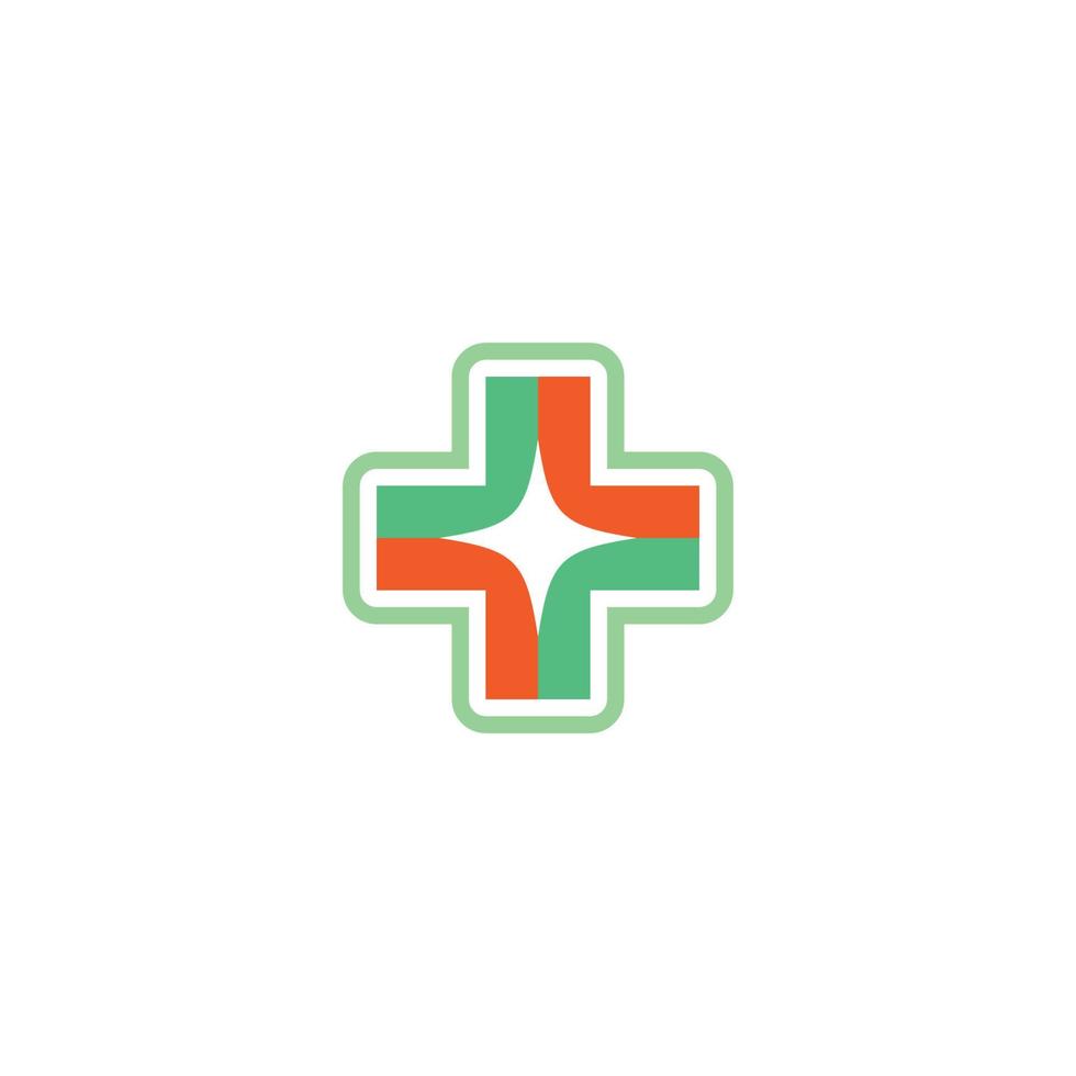 icône de vecteur de croix médicale