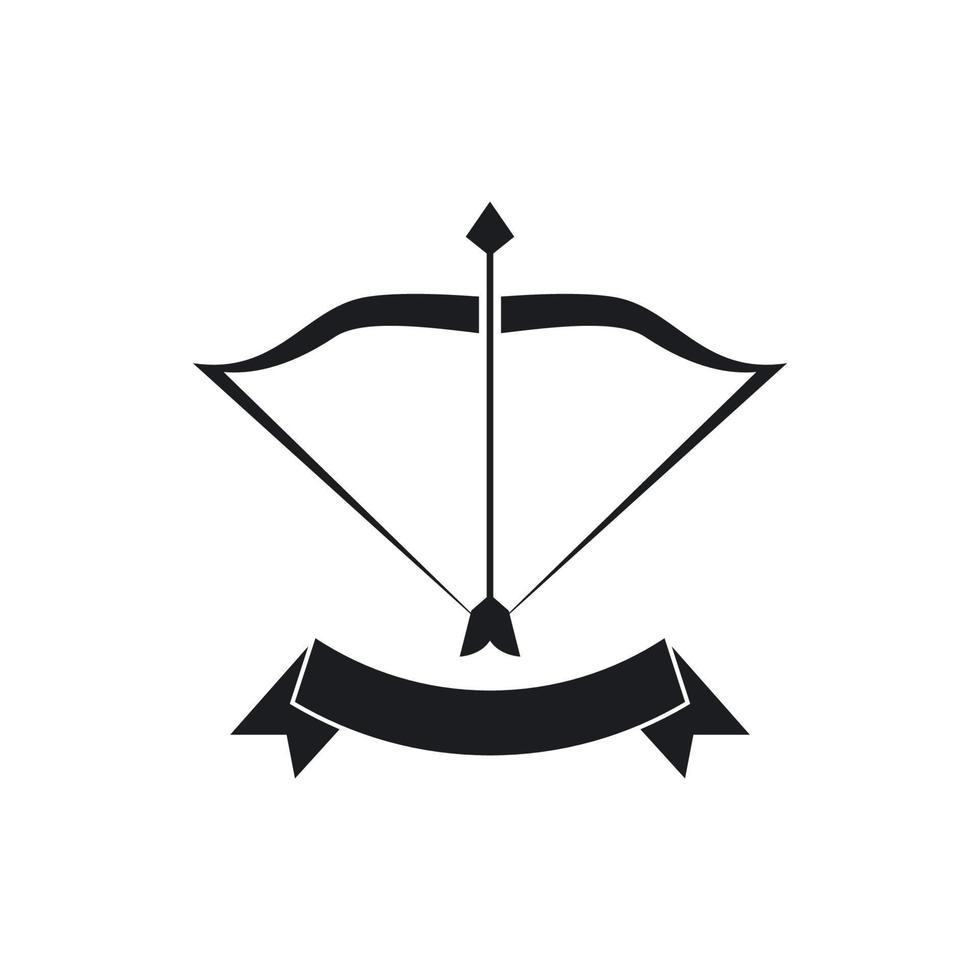 icône de vecteur logo archer