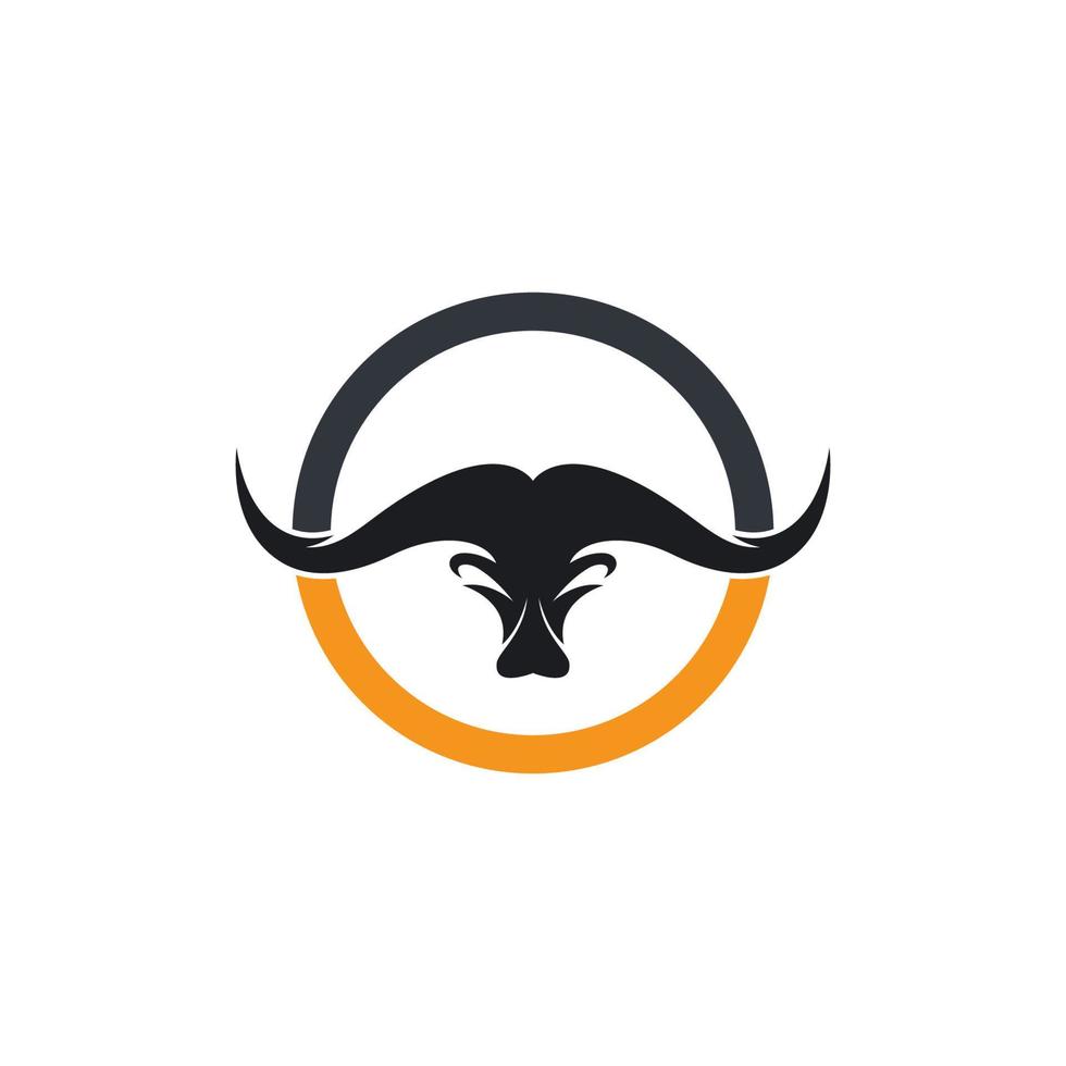 tête de taureau icône illustration vectorielle vecteur