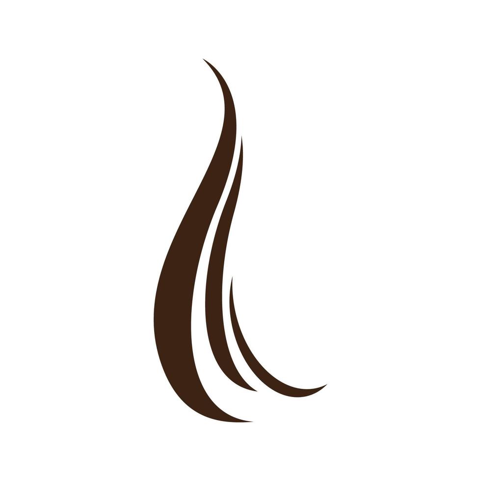 icône de vecteur de logo et symbole de cheveux