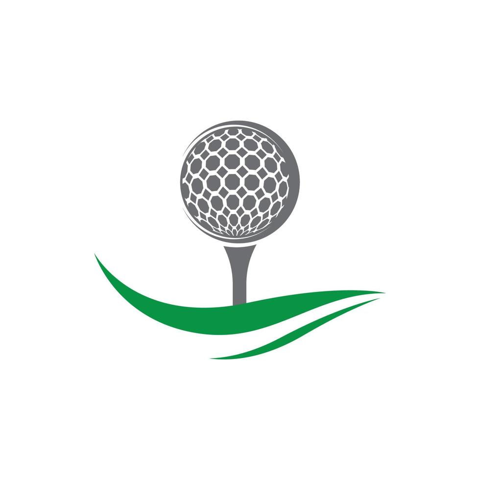 icône de vecteur de symbole de golf