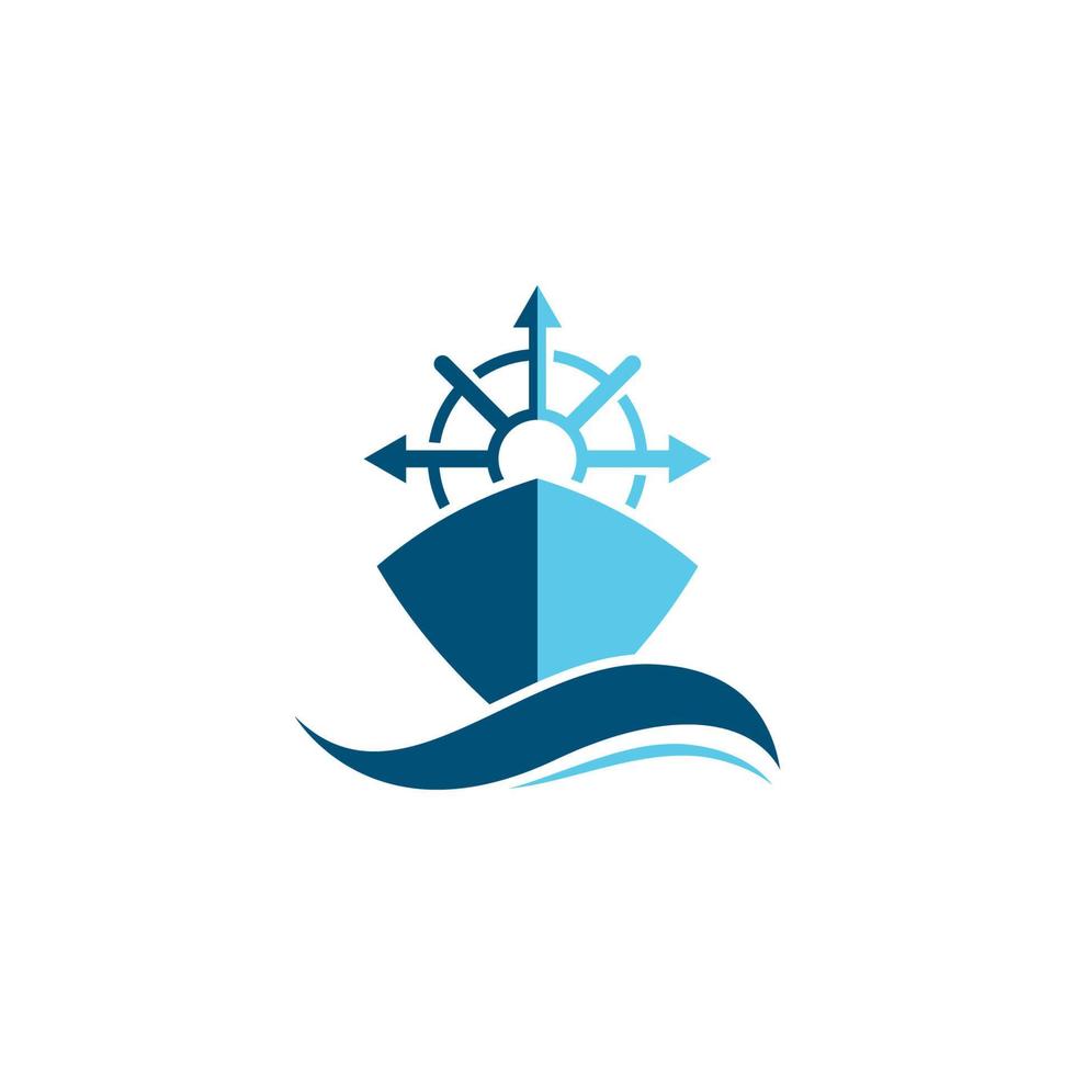 icône de vecteur de symbole de bateau de croisière