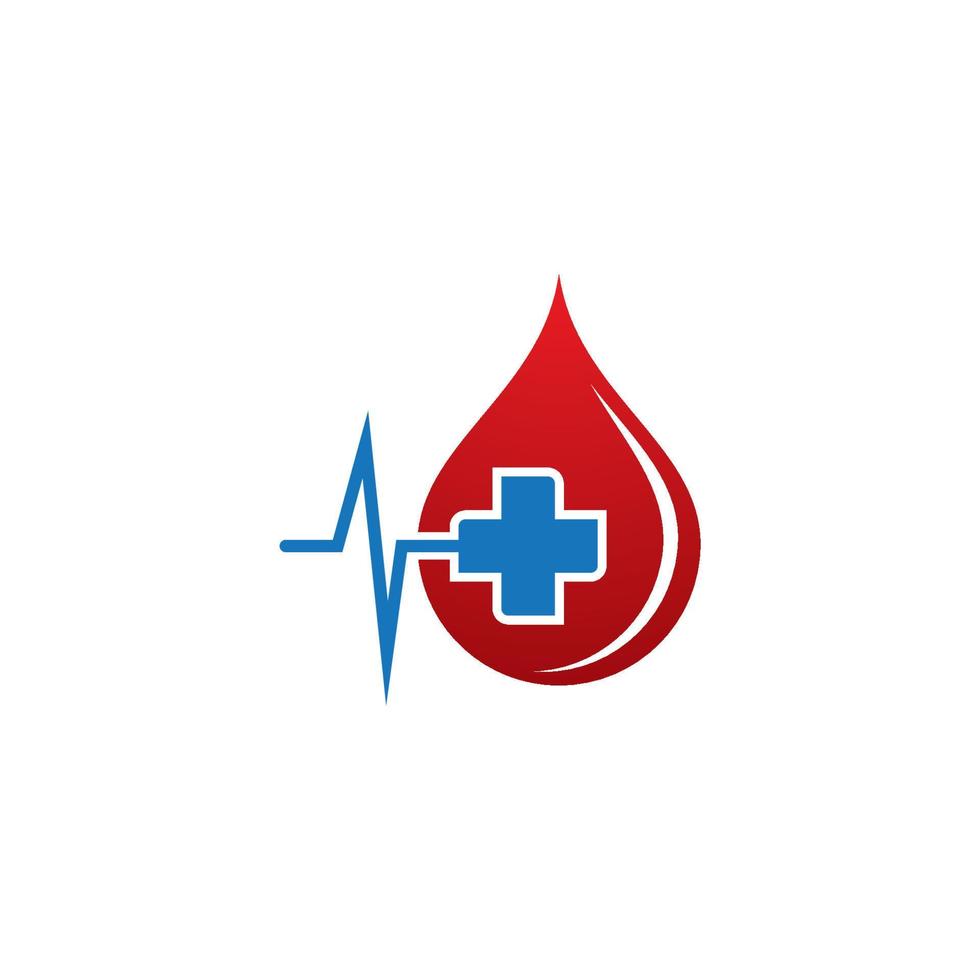 illustration d'icône de vecteur de sang