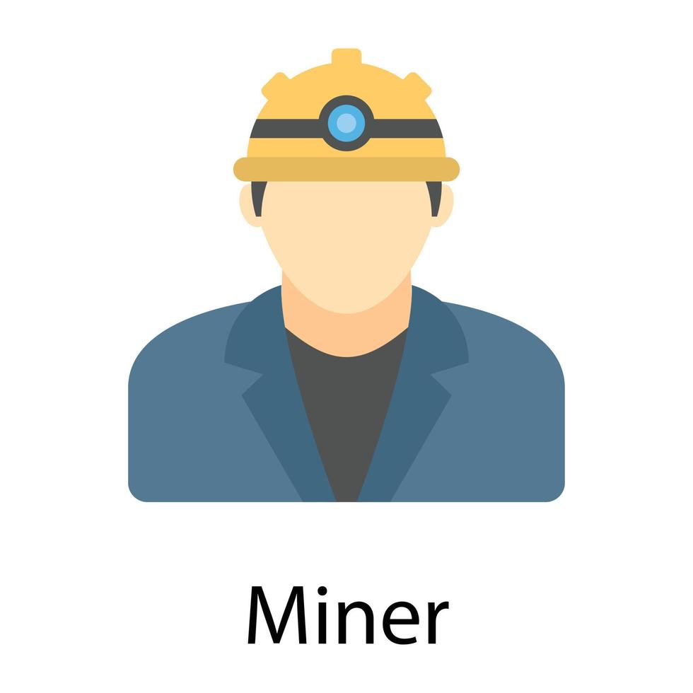 concepts de mineurs à la mode vecteur