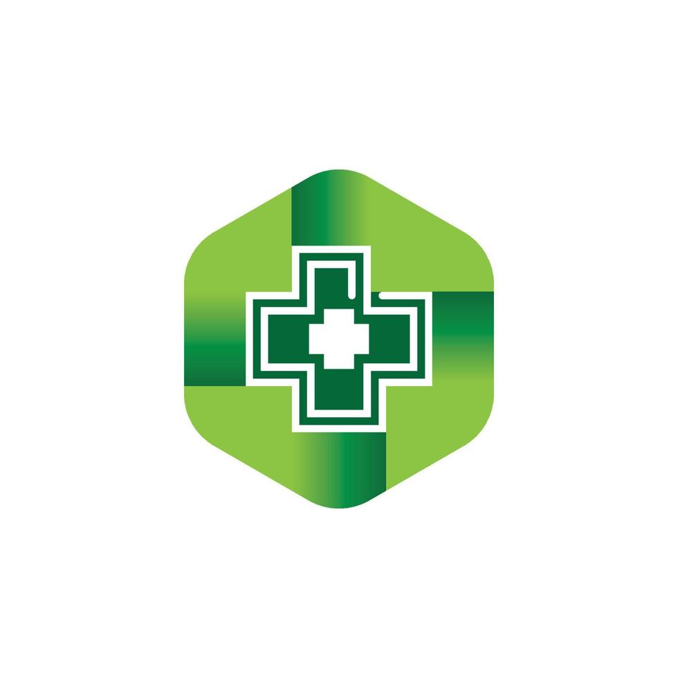 vecteur de modèle de logo médical de santé