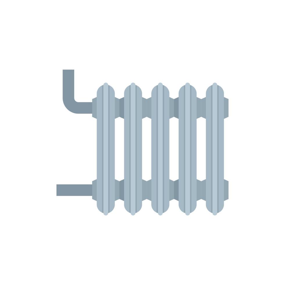 icône de radiateur de maison chaude vecteur isolé plat