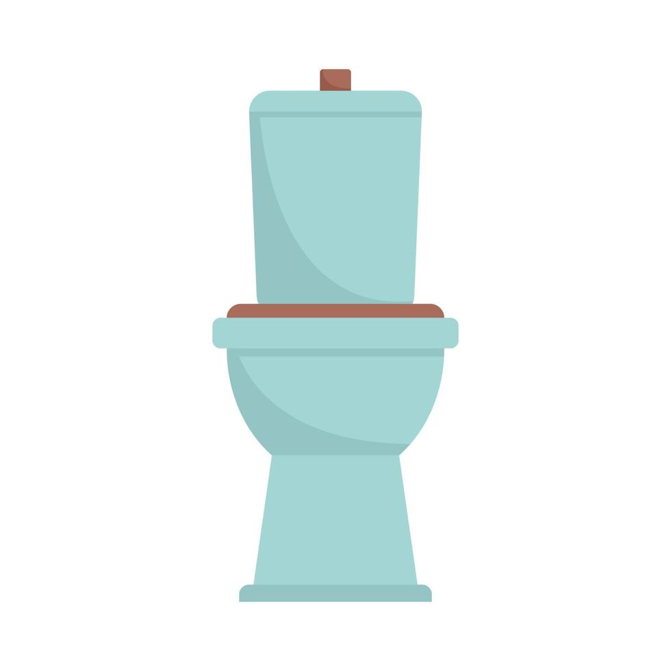 digestion toilette icône plat isolé vecteur