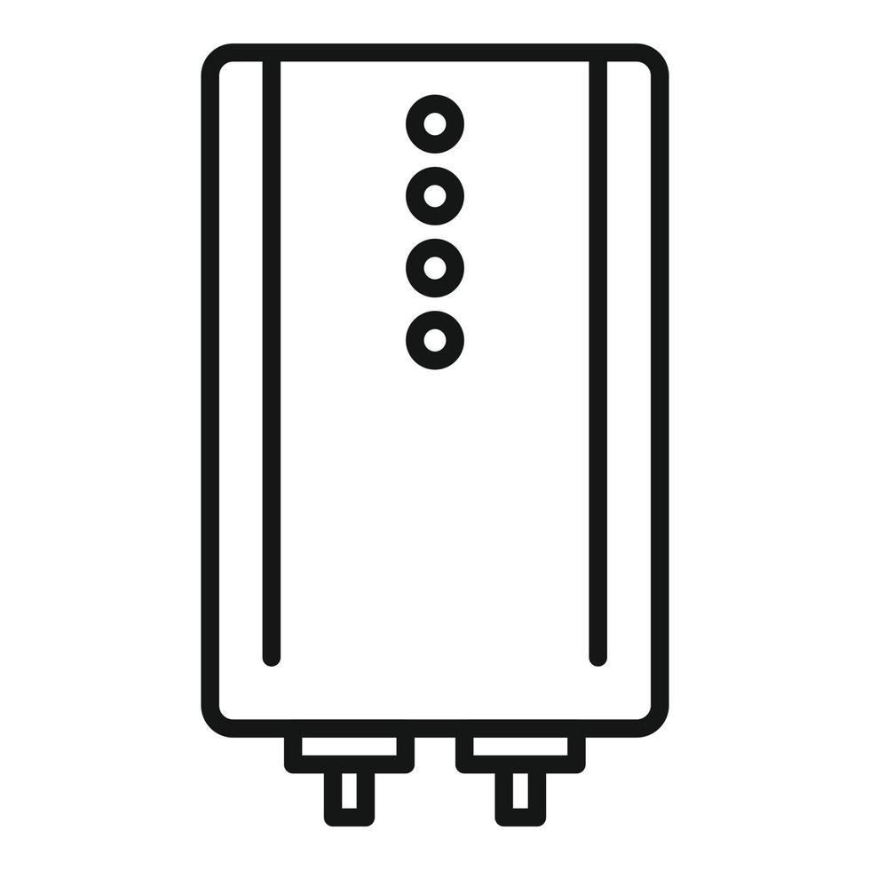 vecteur de contour d'icône de banque d'alimentation mobile. batterie de téléphone
