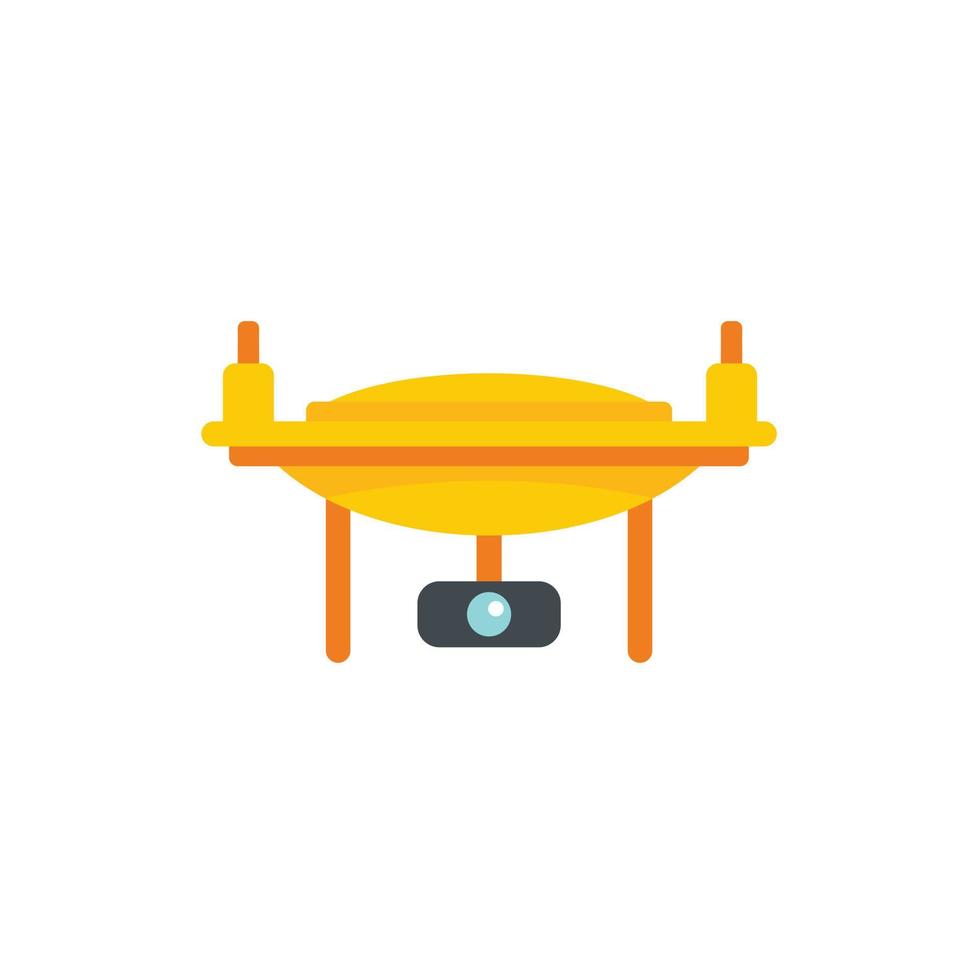 icône de drone agricole vecteur isolé plat