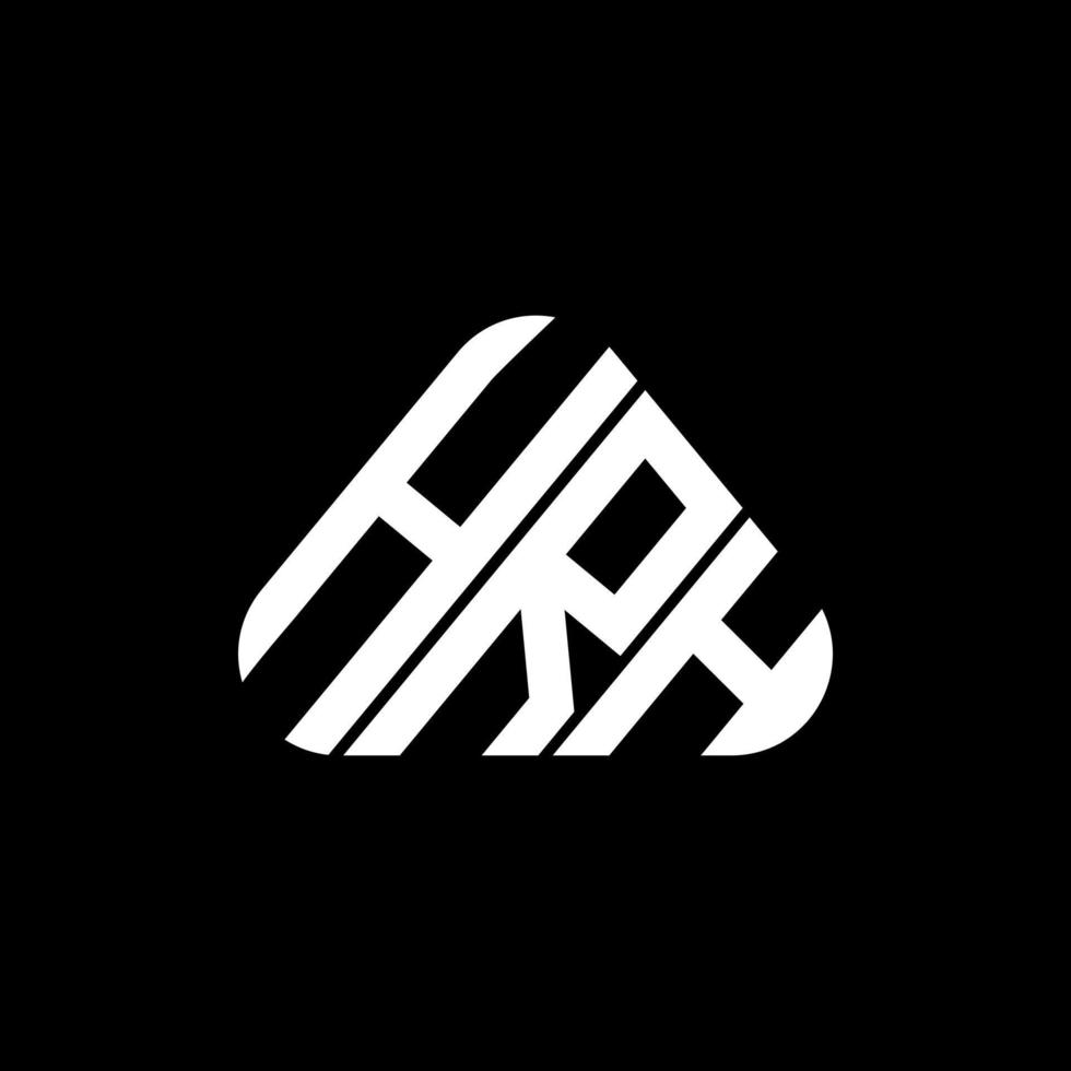 conception créative du logo de lettre hrh avec graphique vectoriel, logo hrh simple et moderne. vecteur