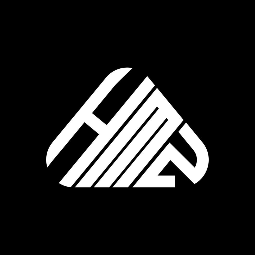 création de logo de lettre hmz avec graphique vectoriel, logo hmz simple et moderne. vecteur