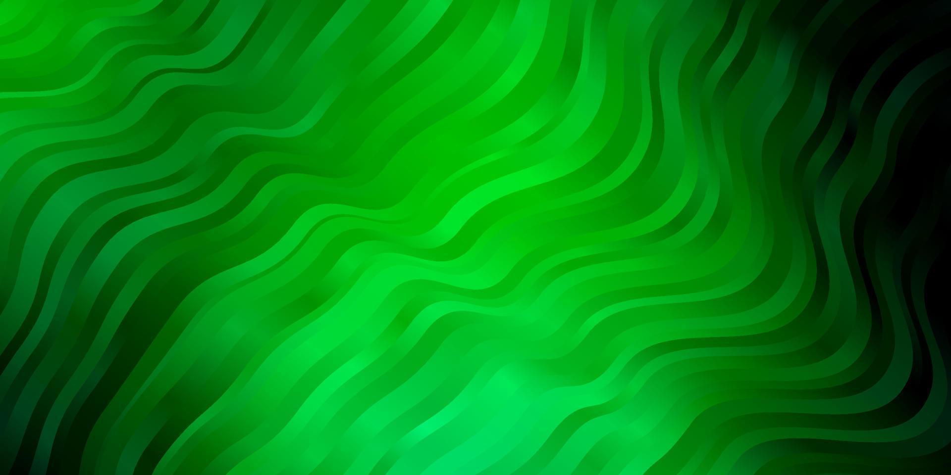 toile de fond de vecteur vert clair avec des lignes pliées.