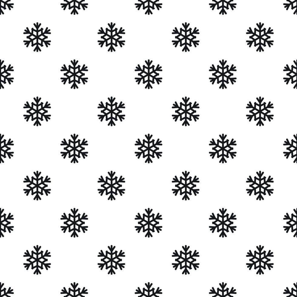 motif de flocon de neige, style simple vecteur