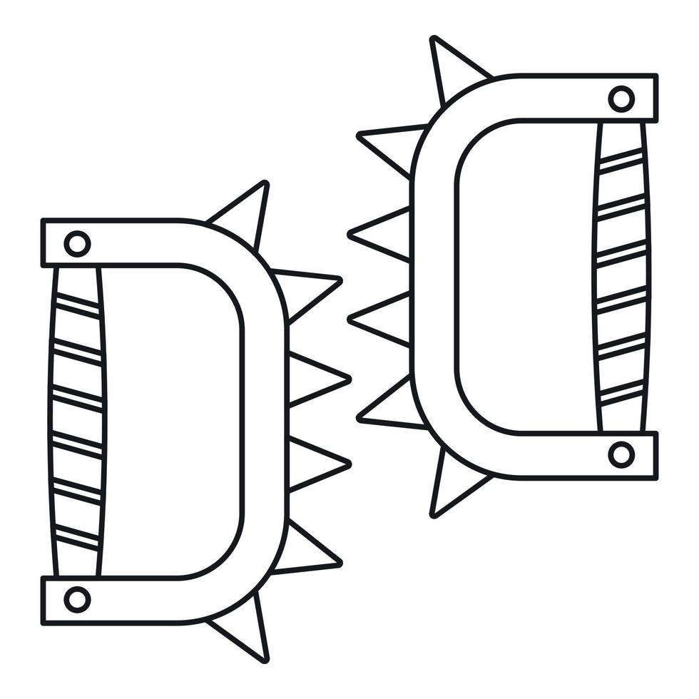 icône de jointures, style de contour vecteur