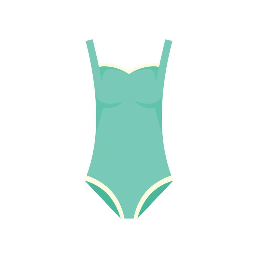 maillot de bain plage icône vecteur isolé plat