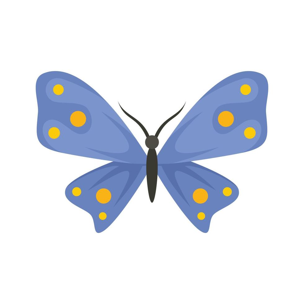 icône papillon monarque vecteur isolé plat