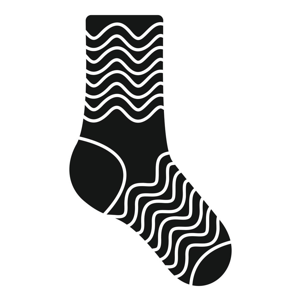 vecteur simple d'icône de chaussette pour enfants. article décontracté