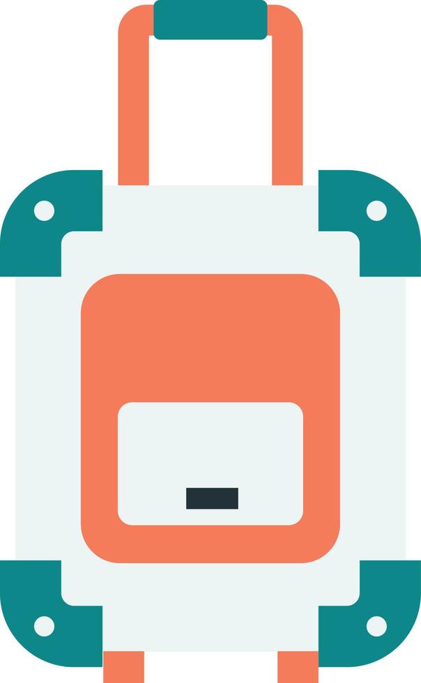 illustration de bagages dans un style minimal vecteur