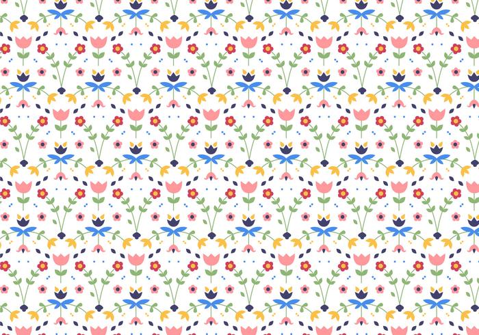 Illustration de motif floral vecteur