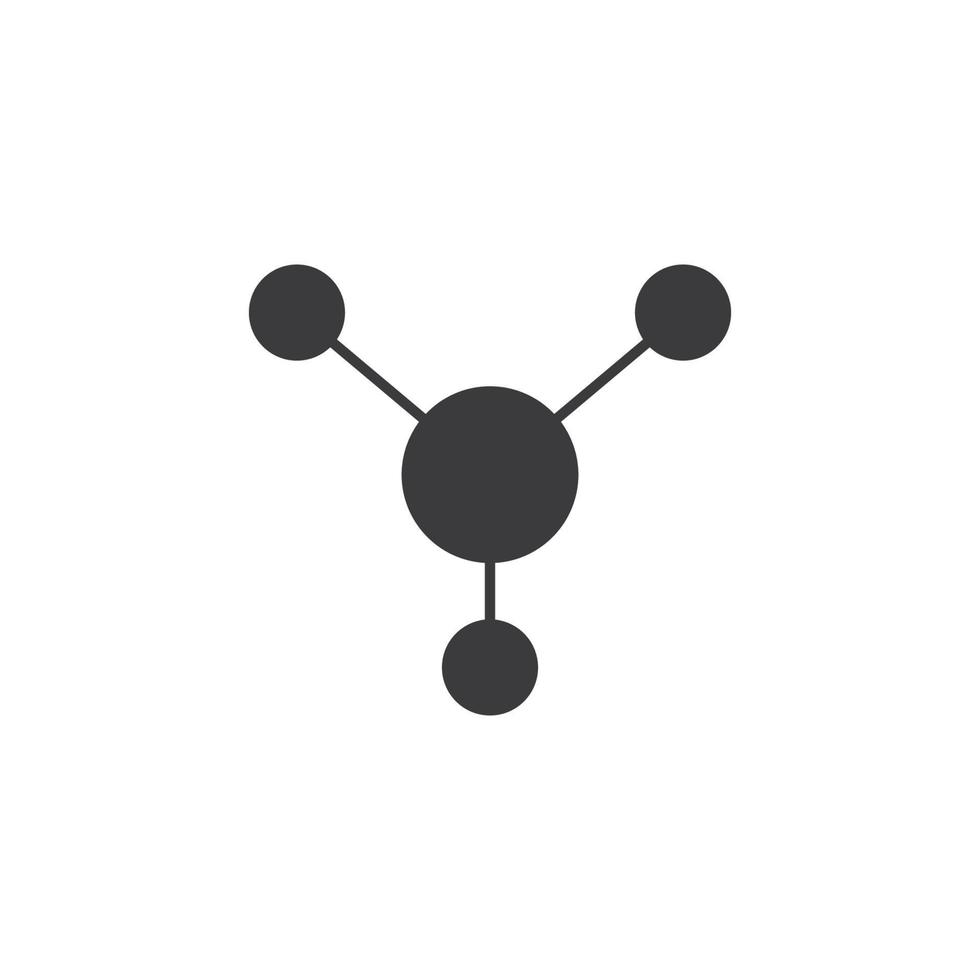 molécule logo vecteur icône illustration