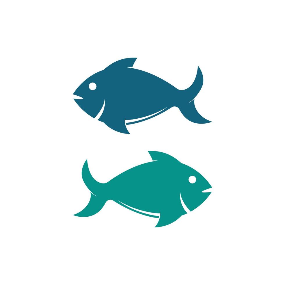 modèle de logo de poisson. symbole créatif du club de pêche vecteur