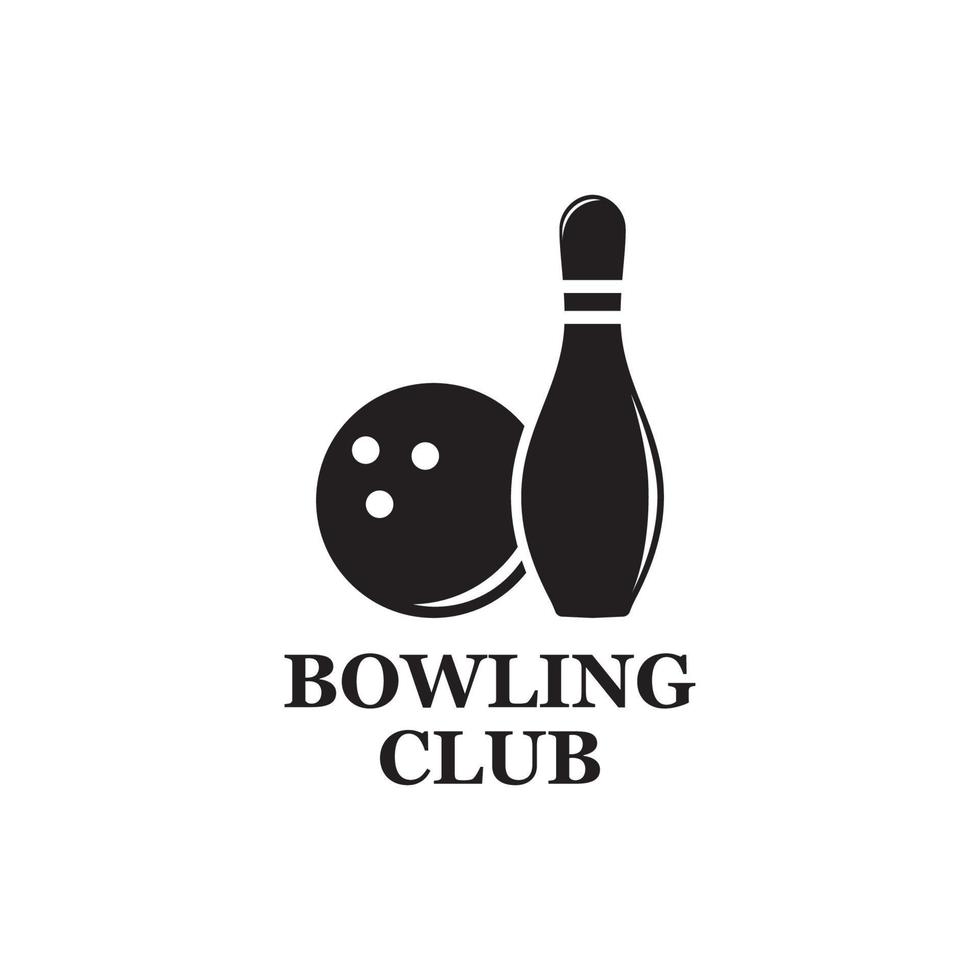 ensemble vectoriel de logos de bowling, emblèmes de logo de bowling et création de logo de bowling