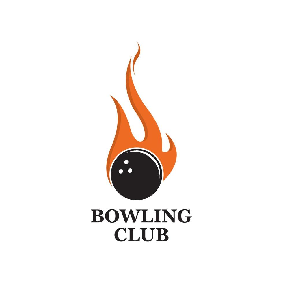 ensemble vectoriel de logos de bowling, emblèmes de logo de bowling et création de logo de bowling
