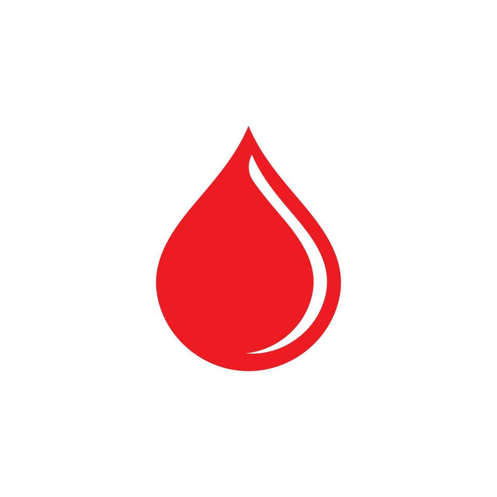 logo de sang icône illustration vectorielle vecteur