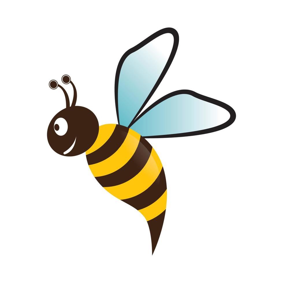 images de logo d'abeille vecteur