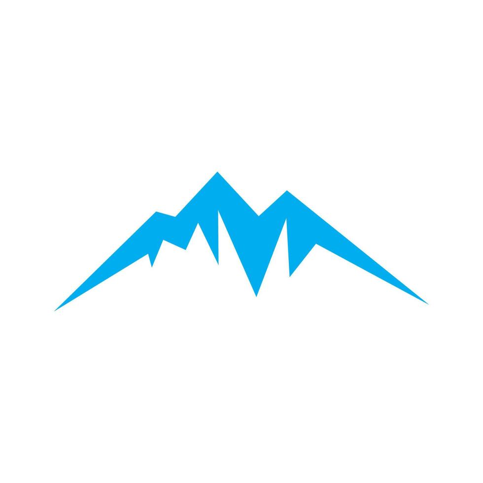 images de logo de montagne vecteur