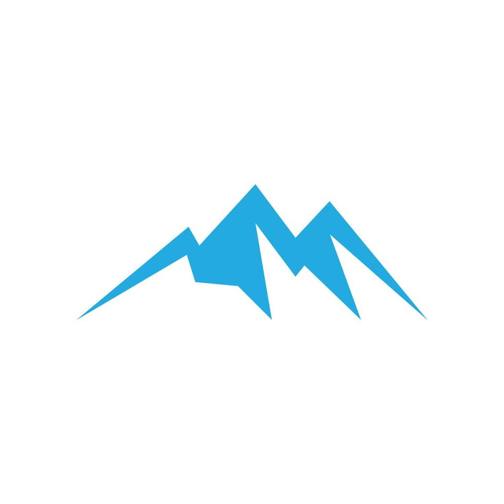 images de logo de montagne vecteur