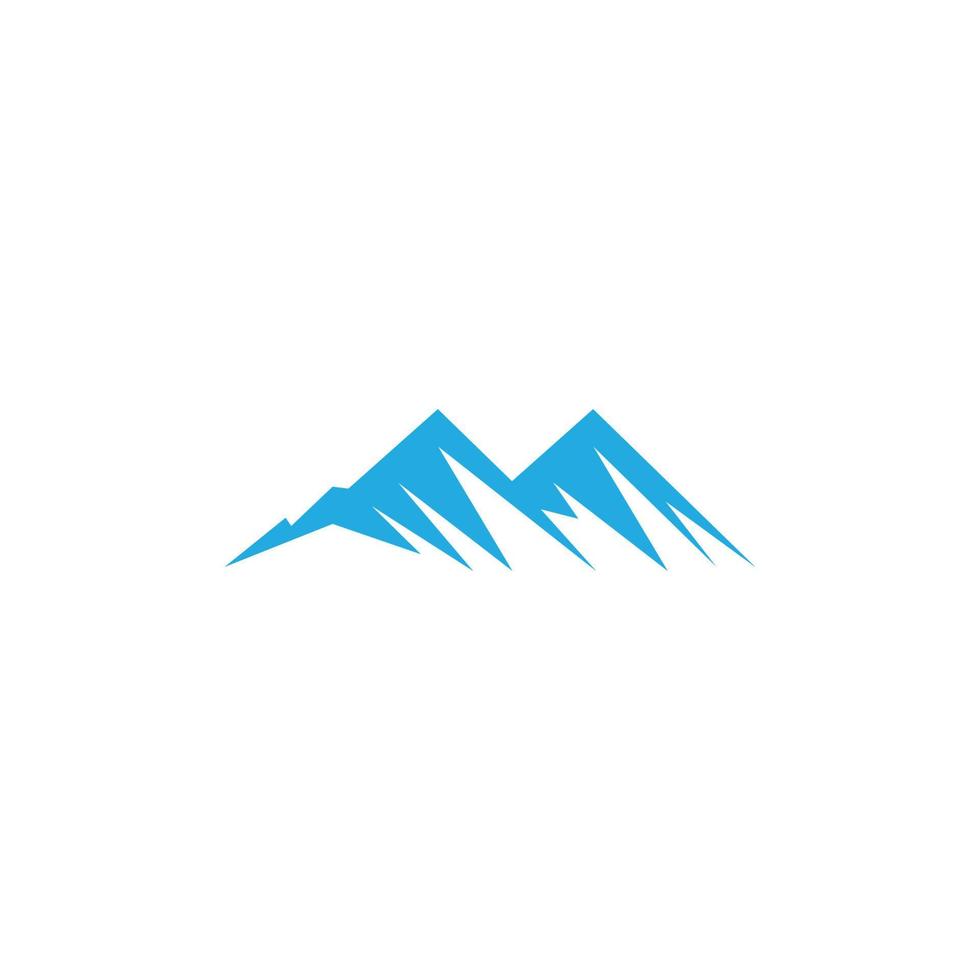 conception d'illustration d'icône de vecteur de montagne