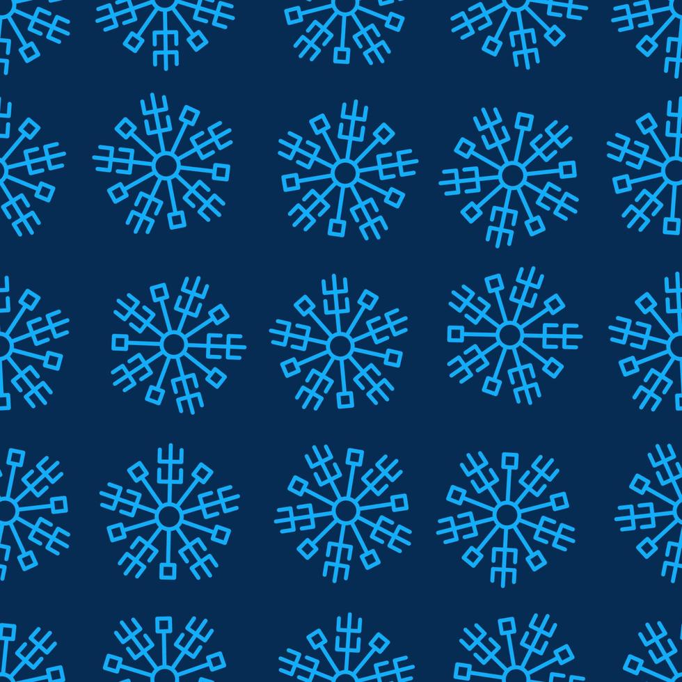 fond transparent avec des flocons de neige. éléments de décoration de noël et du nouvel an. illustration vectorielle. vecteur