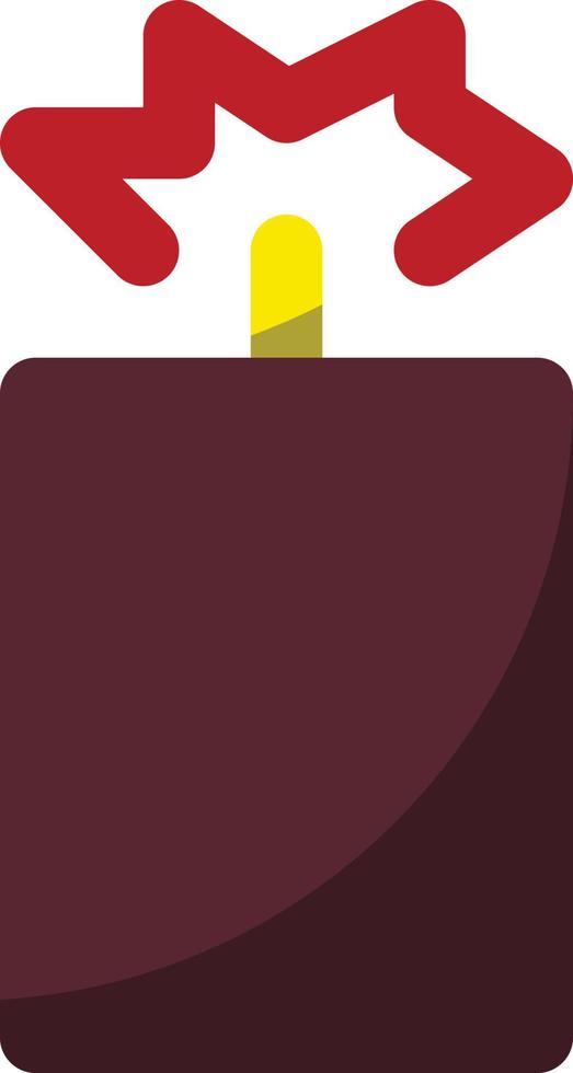 icône de pétard, thème du nouvel an vecteur