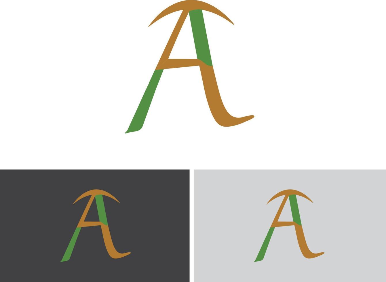 une conception d'icône vectorielle de modèle de logo de lettre. Initiale un logo de lettre. une lettre pour le logo. vecteur