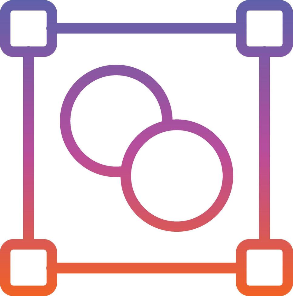 conception d'icône vectorielle de groupe d'objets vecteur