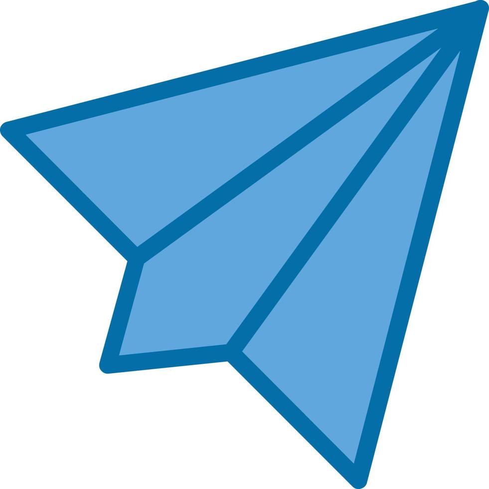 conception d'icône de vecteur d'avion en papier