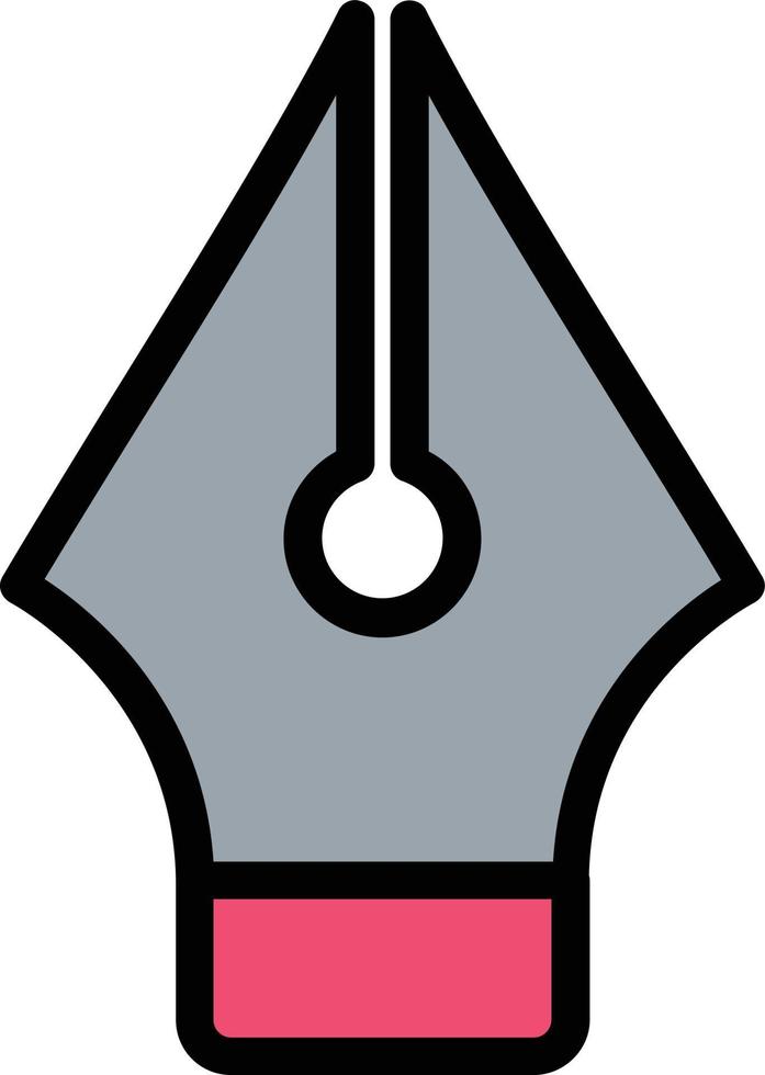 conception d'icône de vecteur de pointe de stylo