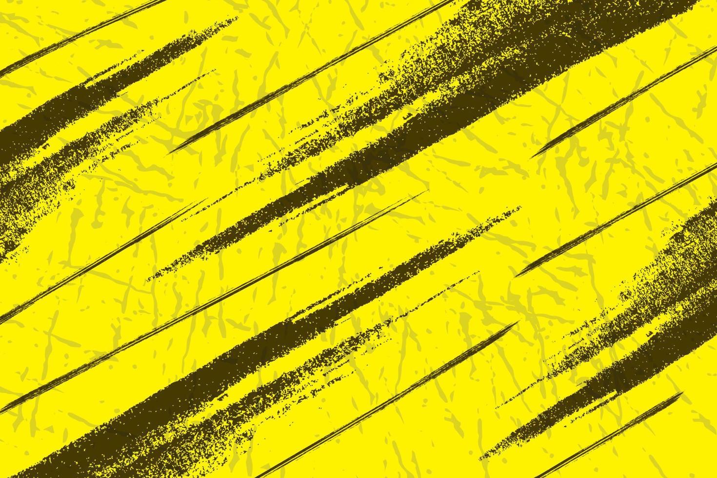 fond de texture grunge jaune et noir vecteur