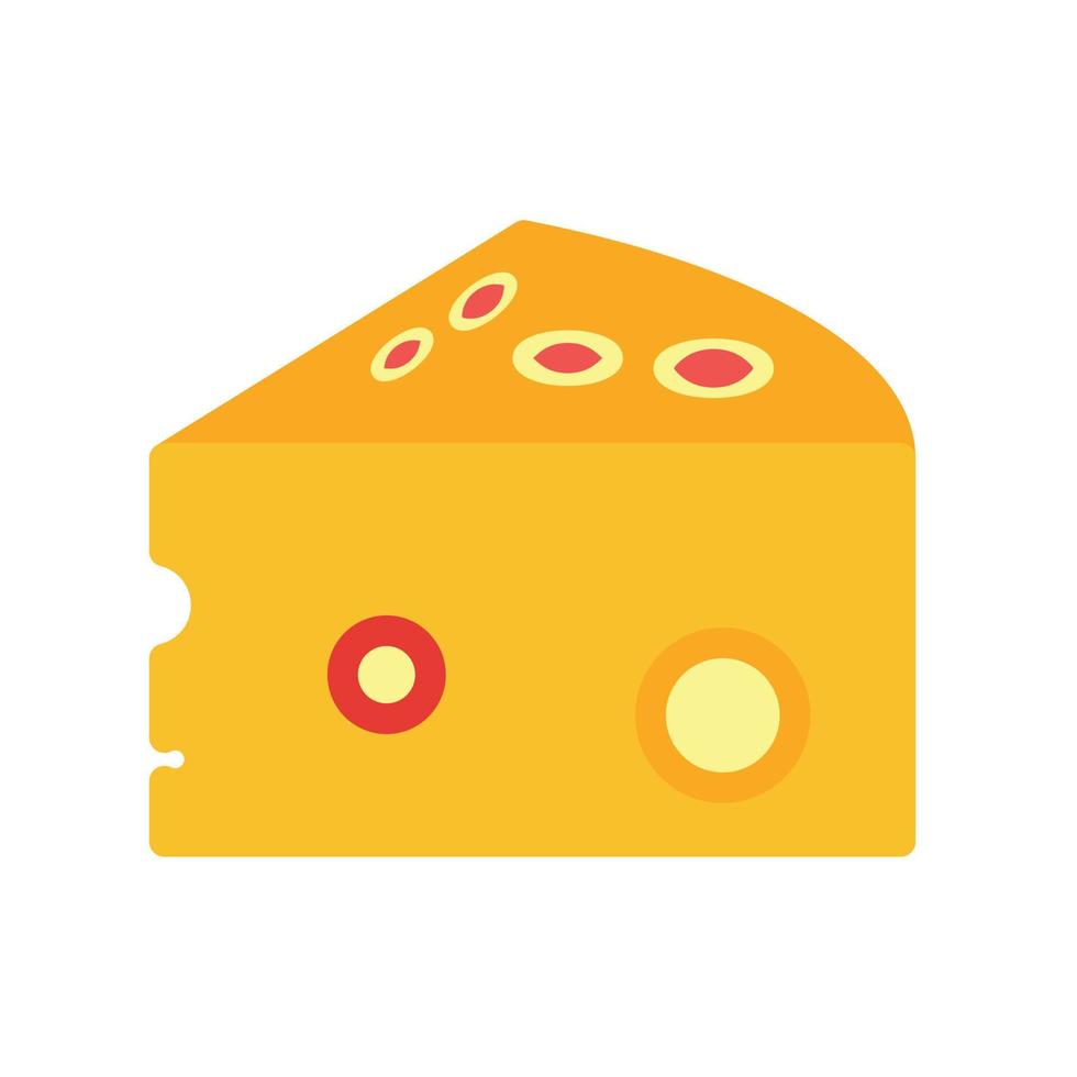 fromage bonbons confiserie icône d'illustration vectorielle vecteur