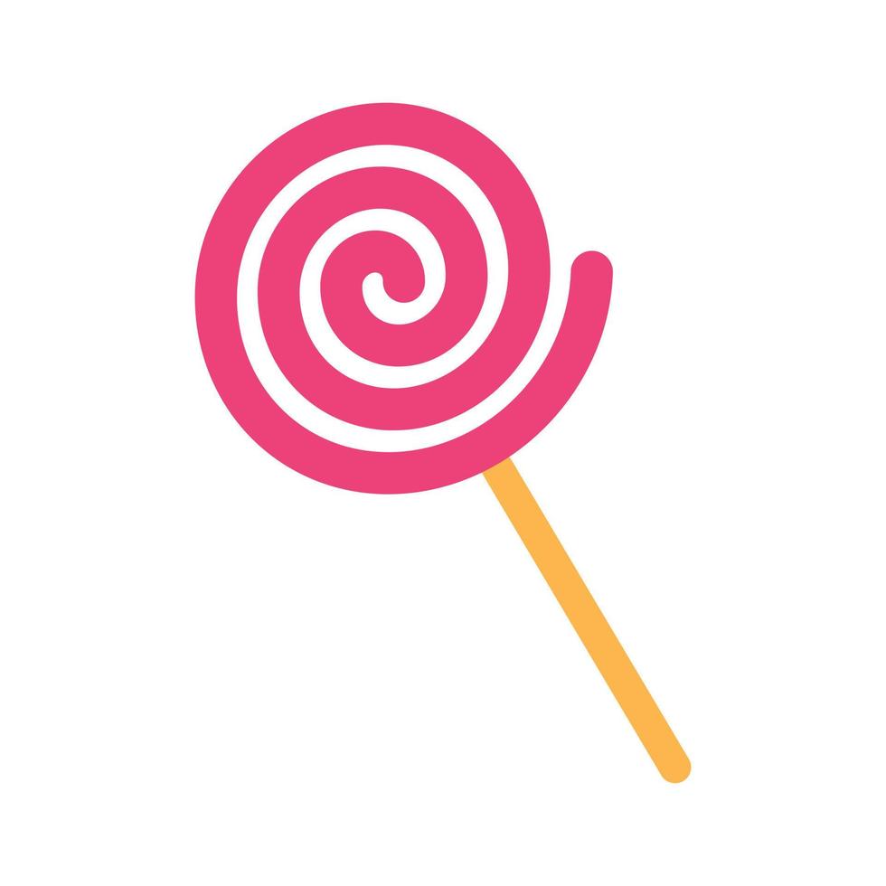 bonbons confiserie sucette icône d'illustration vectorielle vecteur