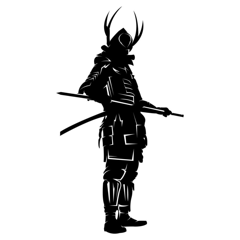 conception de silhouette de personnage simple vecteur