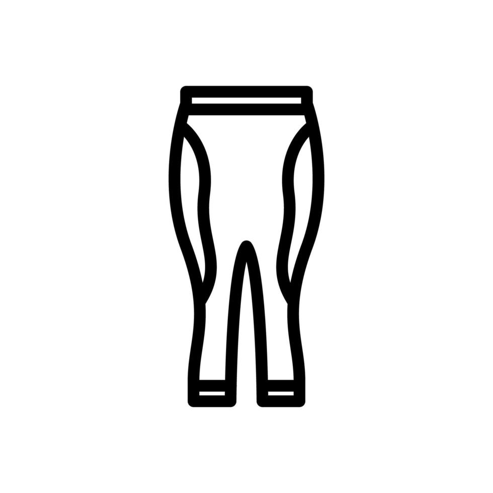 icône de leggings. symbole d'équipement de sport. conception d'icônes de leggings adaptée aux sites Web, aux appareils mobiles, aux applications mobiles et aux indépendants. icône illustration sur fond blanc vecteur