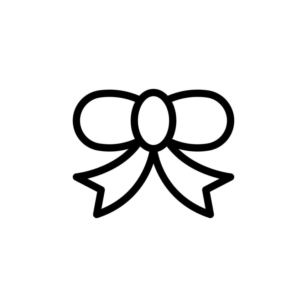 icône de contour de noeud papillon. symbole de style de vie. la conception de l'icône du nœud papillon s'adapte à votre site Web, à votre application mobile et à vos besoins indépendants. illustration d'icône isolé sur fond blanc vecteur