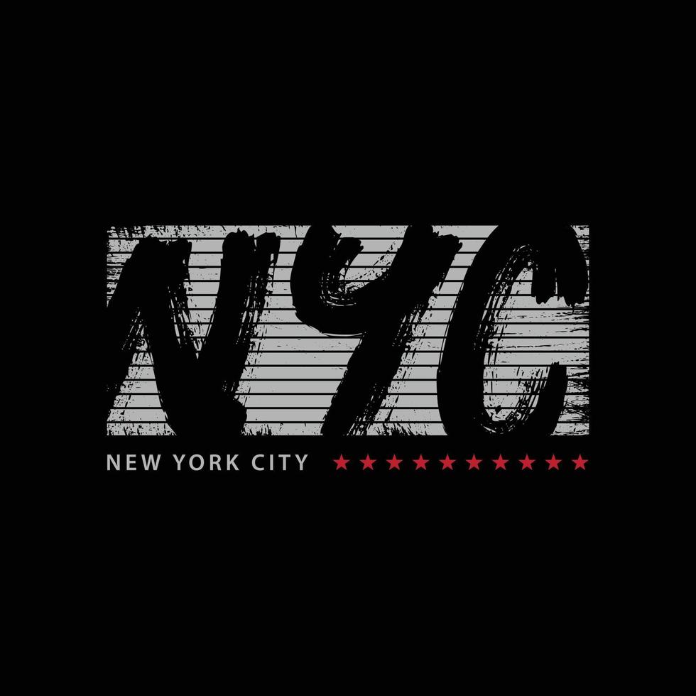 typographie d'illustration de new york brooklyn. parfait pour concevoir des t-shirts, des chemises, des sweats à capuche, des affiches, des imprimés vecteur