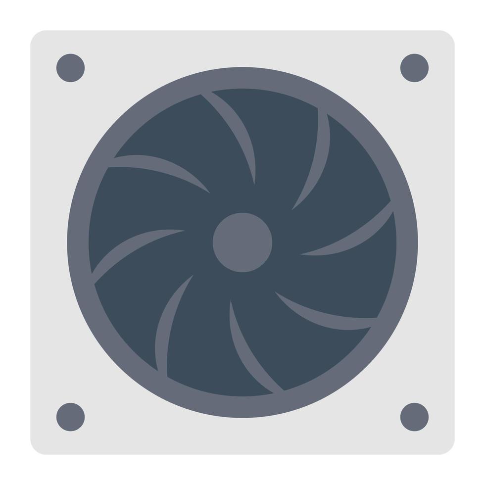 illustration vectorielle de ventilateur d'échappement sur fond.symboles de qualité premium.icônes vectorielles pour le concept et la conception graphique. vecteur