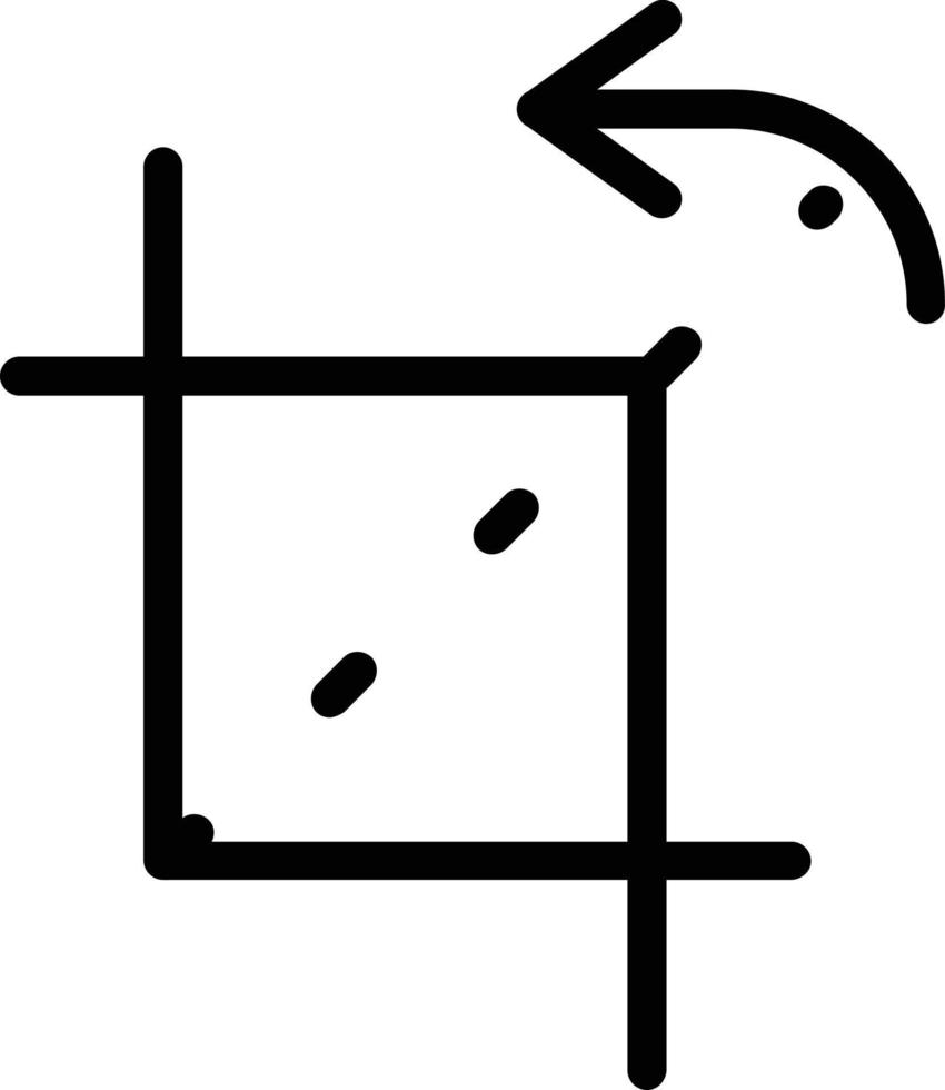 conception d'icône de vecteur de recadrage alt