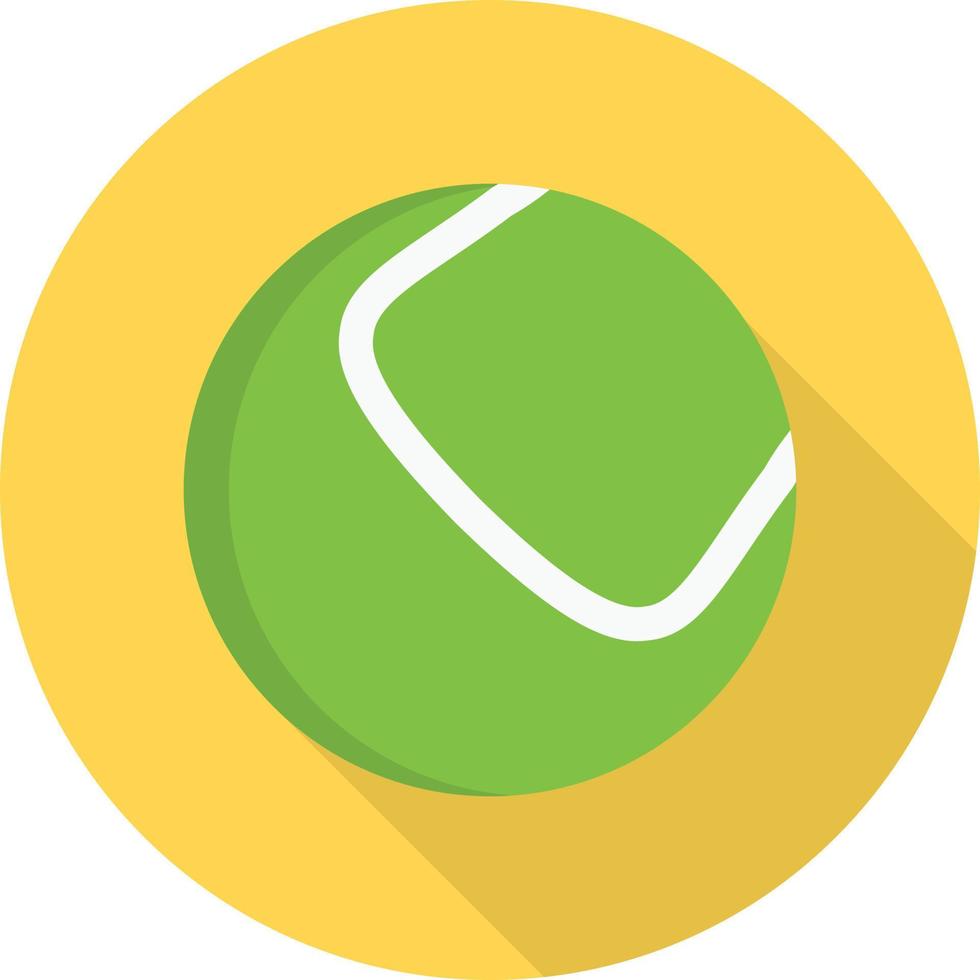 illustration vectorielle de balle de tennis sur fond.symboles de qualité premium.icônes vectorielles pour le concept et la conception graphique. vecteur