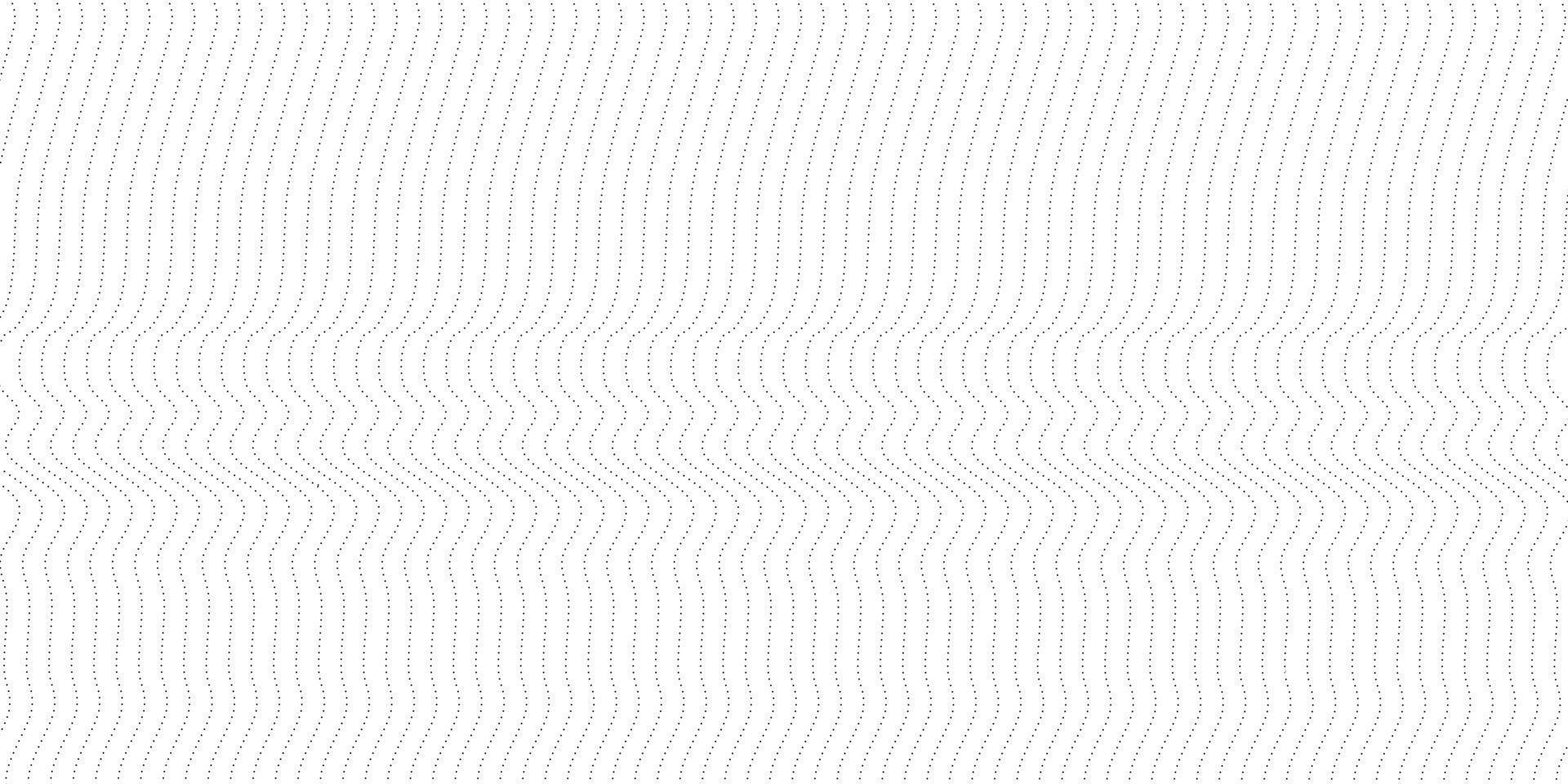 abstrait ondulé. fine ligne sur blanc. fond de structure de particules abstraites vecteur